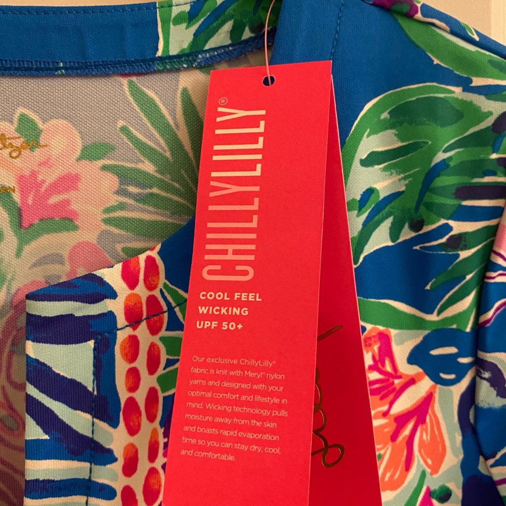 Lilly Pulitzer UPF 50 ChillyLilly Karina Tunic  XS - Picture 5 of 9